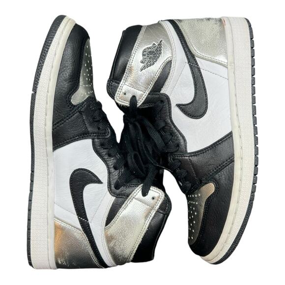 Jordan 1 Retro High “Silver Toe” Sneakers - Picture 2 of 11